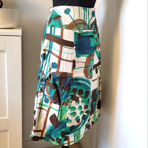 Laura Rich Color A shape skirt Size 12 - Picture 4 of 9